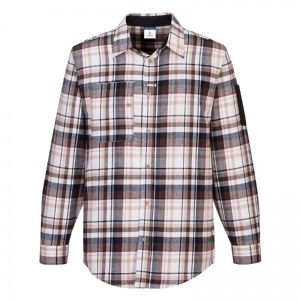 Portwest KX370 Checked Shirt with Reinforced Elbows